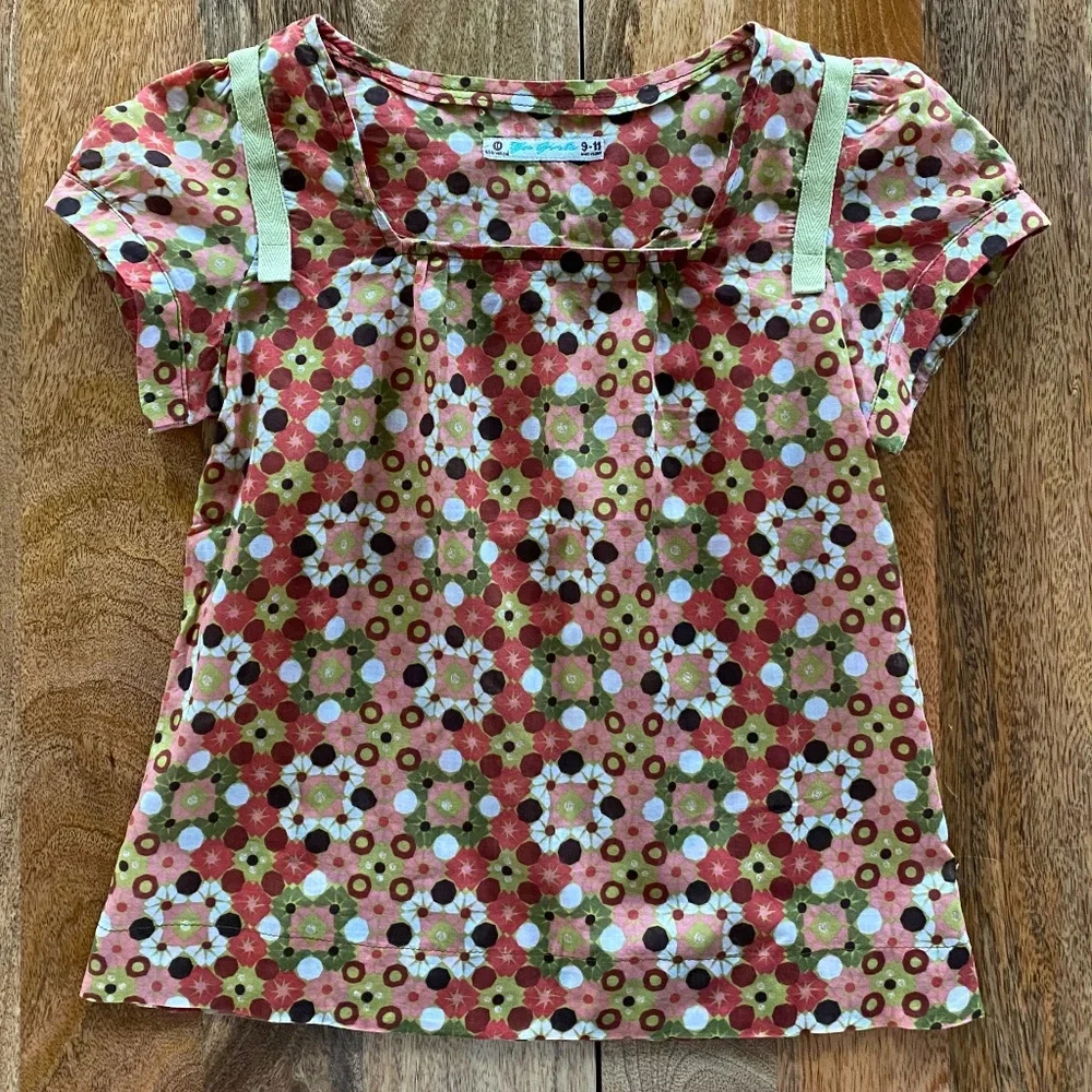 Girls 9-11 Delicate cotton blouse